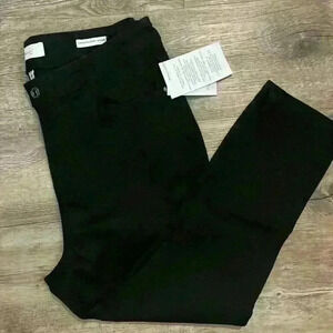 New! Skinnygirl Pull-On Skinny Crop black Jeans - size 14w NWT!